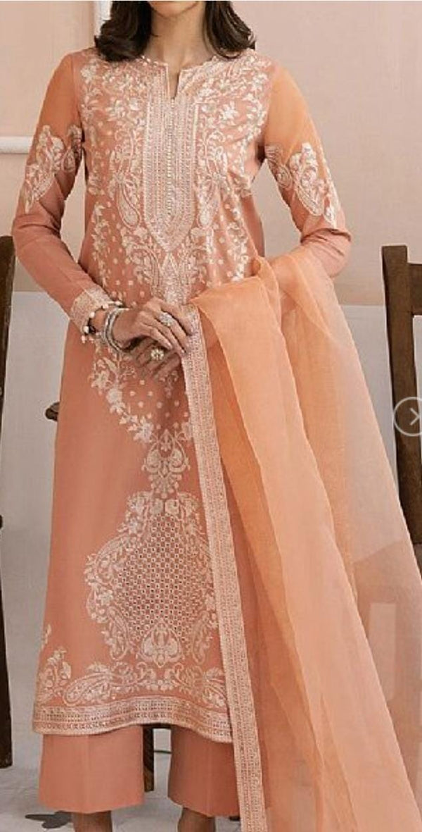 Embroided Lawn Dress  3 PIECE | MS-50151