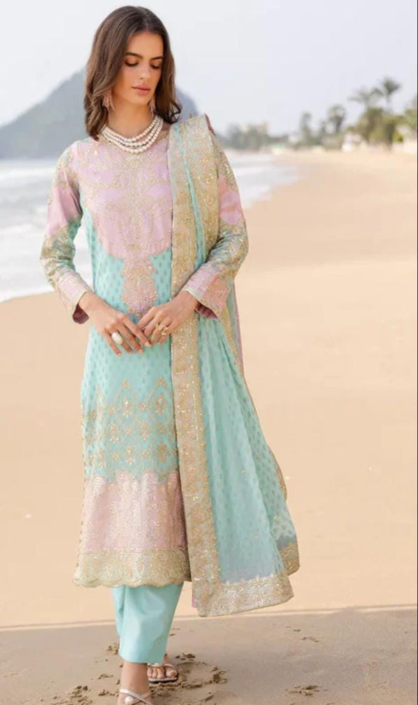 Chiffon Dress 3 PIECE | FW-40056