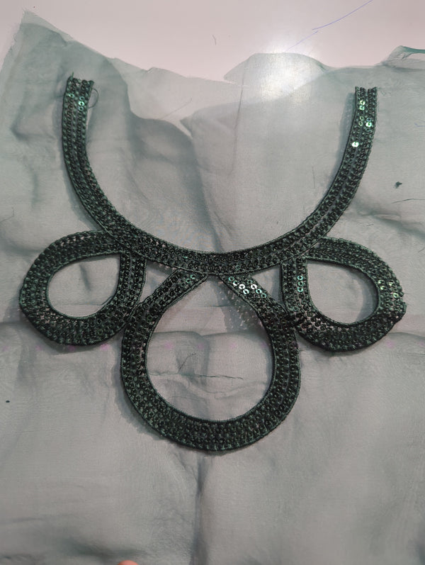 Organza Neckline 1pcs