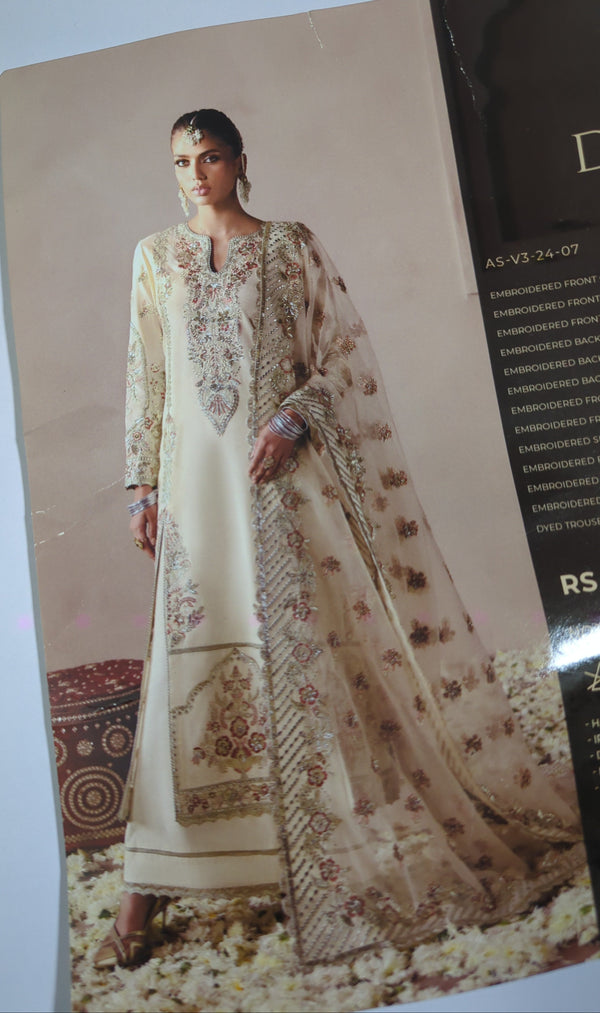 Afrozeh Devani unstitched 9363