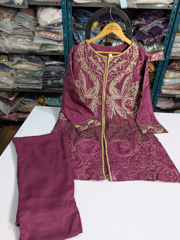 MnM Organza Silk handwork 46788