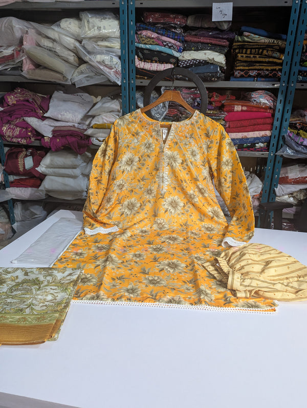 MnM Silk 6890-8 with cotton net dupatta