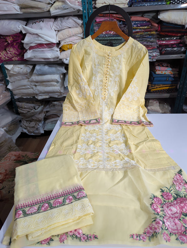 MnM lawn 2pc shirt dupptta 1024