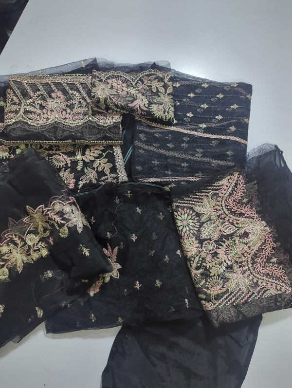 Afrozeh unstitched maxi Deal 11