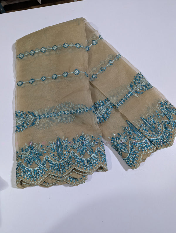 Mnm organza Dupatta 2053