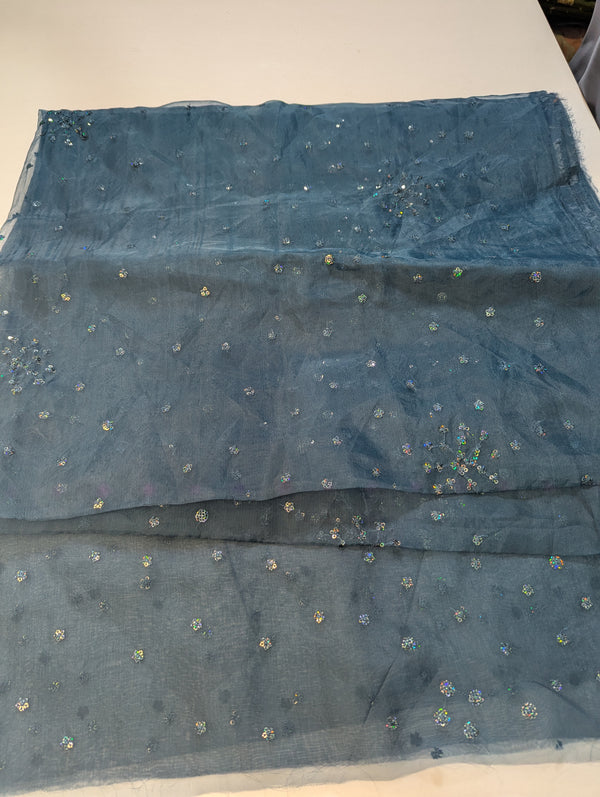 Baroque organza dupatta