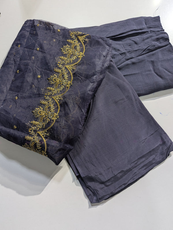 Baroque Silk 3pcs with Organza Dupatta 897