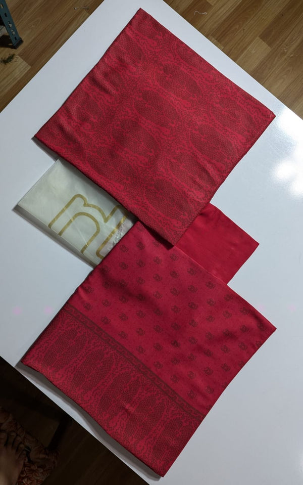 Nishat 3pc linen with linen shawl