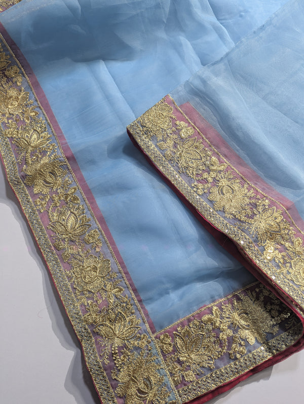MnM Organza Dupatta 8721
