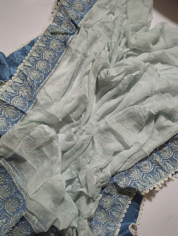 Afrozeh chiffon dupptta 6491