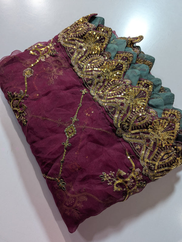 MnM Organza Dupatta 3311