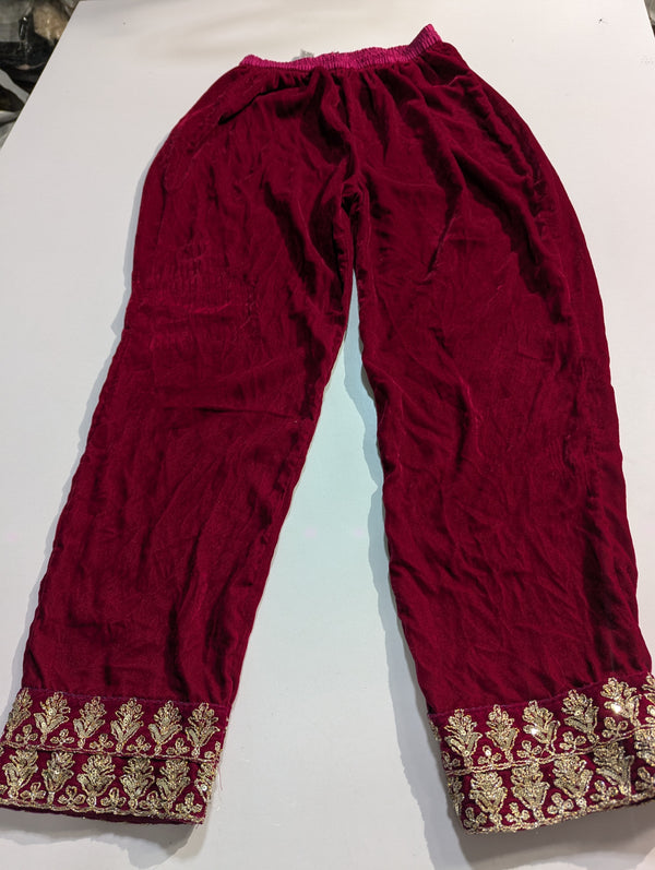 MnM valvet Trouser