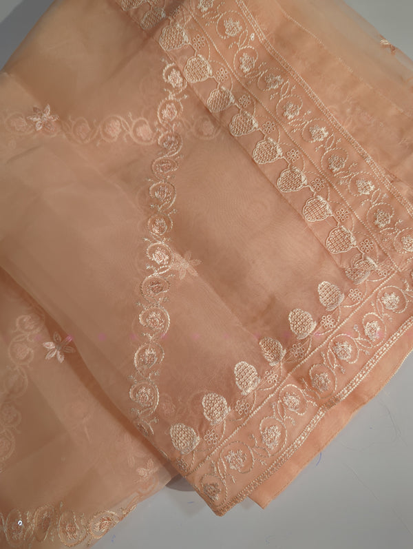 MnM Organza ready Dupatta 1076