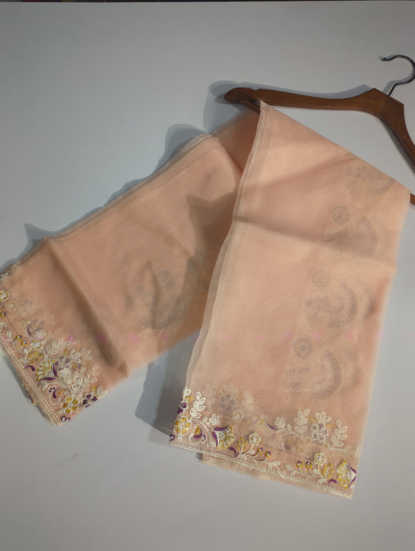 MnM Organza Dupatta 076