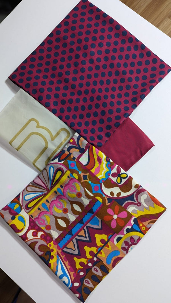 Nishat linen 3pcs with linen shawl 467